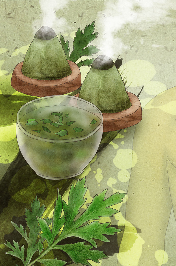 봄담한방병원 쑥뜸 치료 — 자궁암 난소암 면역력 증진