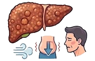 간경화 3단계 복수 뇌증 이뇨제 부담 — 봄담한방병원 간경화 특화 관리